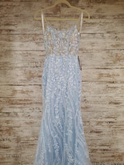 BLUE MERMAID GOWN (NEW)