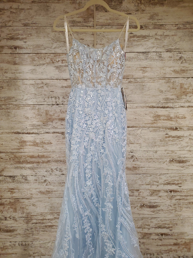 BLUE MERMAID GOWN (NEW)