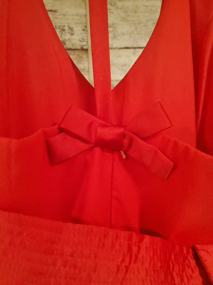 RED LONG EVENING GOWN (NEW)