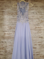 LAVENDER LONG EVENING GOWN