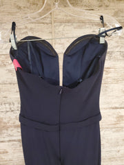 NAVY LONG EVENING GOWN