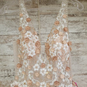 IVORY FLORAL PRINCESS-NEW $990