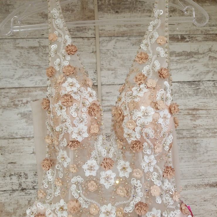IVORY FLORAL PRINCESS-NEW $990