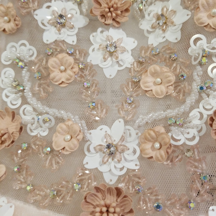 IVORY FLORAL PRINCESS-NEW $990
