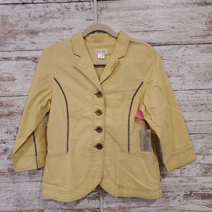 YELLOW COTTON JACKET(NEW) $159