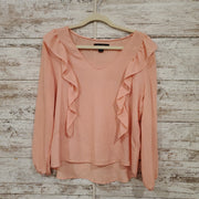 PEACH LONG SLEEVE TOP