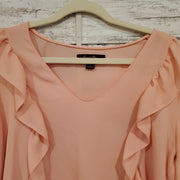 PEACH LONG SLEEVE TOP