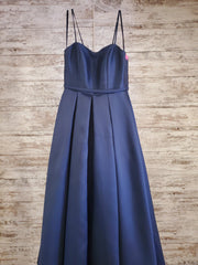 NAVY A LINE GOWN