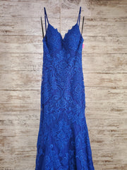 ROYAL BLUE MERMAID GOWN