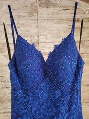 ROYAL BLUE MERMAID GOWN