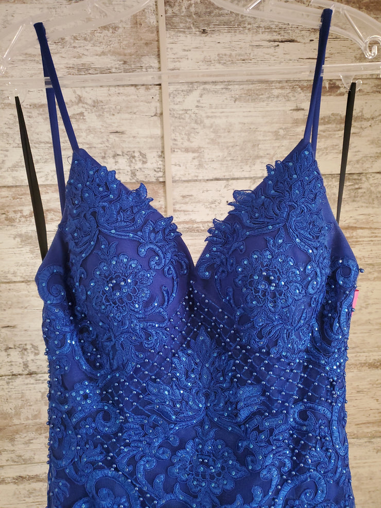 ROYAL BLUE MERMAID GOWN