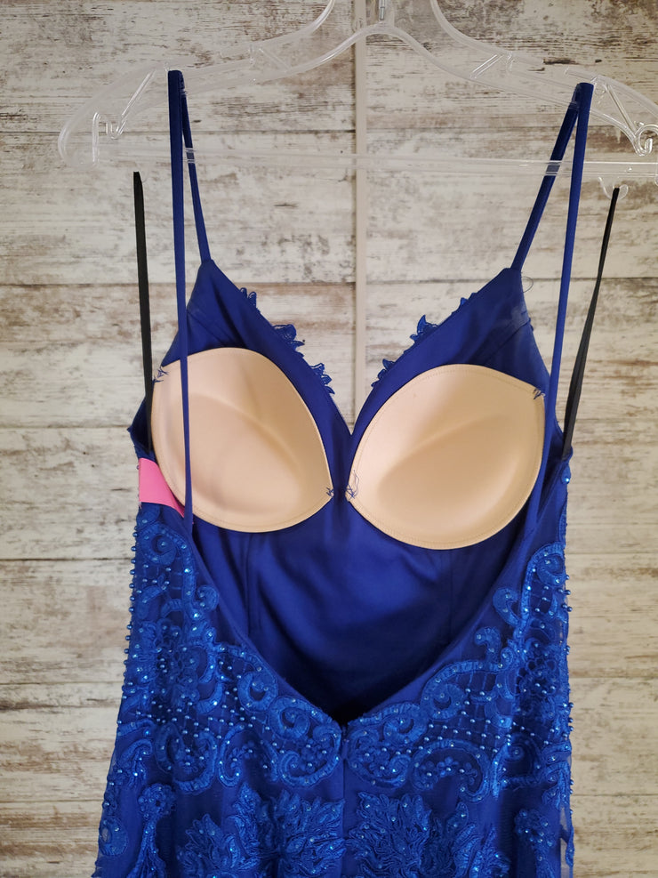 ROYAL BLUE MERMAID GOWN