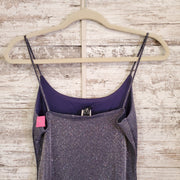 BLUE SPARKLY SHORT DRESS