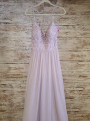 LAVENDER LONG EVENING GOWN