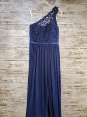 NAVY LONG EVENING GOWN