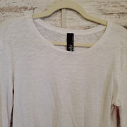 WHITE LONG SLEEVE TOP $100