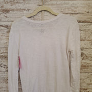 WHITE LONG SLEEVE TOP $100