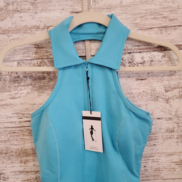 TURQUOISE GOLF TOP (NEW) $75