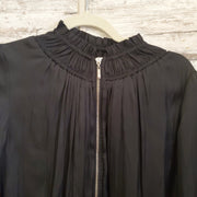 BLACK ZIP UP JACKET $125