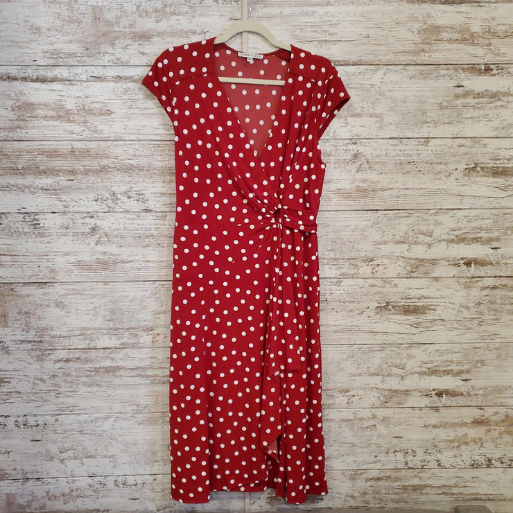 RED W/ WHITE DOTS SHORT DRESS