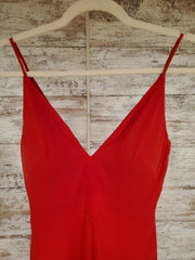 RED LONG EVENING GOWN