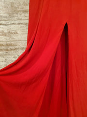 RED LONG EVENING GOWN