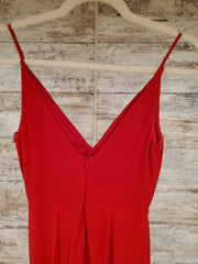 RED LONG EVENING GOWN