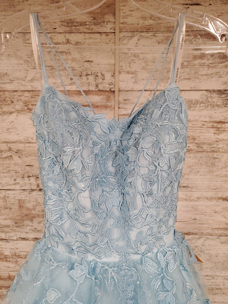 BLUE FLORAL PRINCESS GOWN -NEW