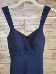 NAVY LONG EVENING GOWN