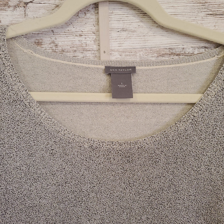 SILVER SPARKLY SHORT SLEEVE