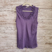 PURPLE SLEEVELESS TOP