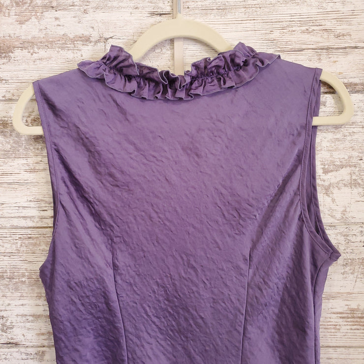 PURPLE SLEEVELESS TOP