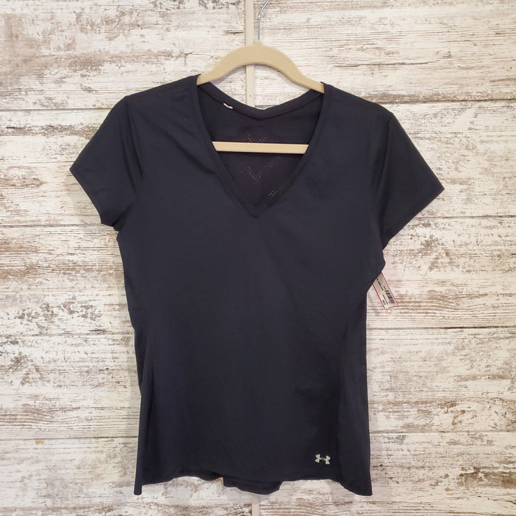 NAVY SHORT SLEEVE TOP