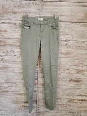 GREEN JAYDEN SKINNY PANTS