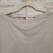 GRAY W/BLACK SEQUINS TOP