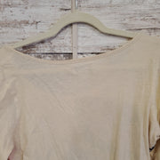 IVORY/COLORFUL LONG SLEEVE TOP