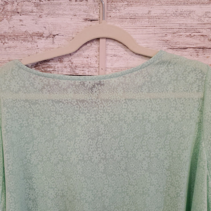GREEN LONG SLEEVE TOP (NEW)