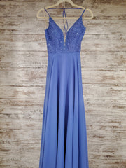 LAVENDER LONG EVENING GOWN