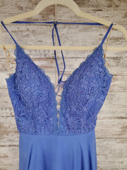 LAVENDER LONG EVENING GOWN