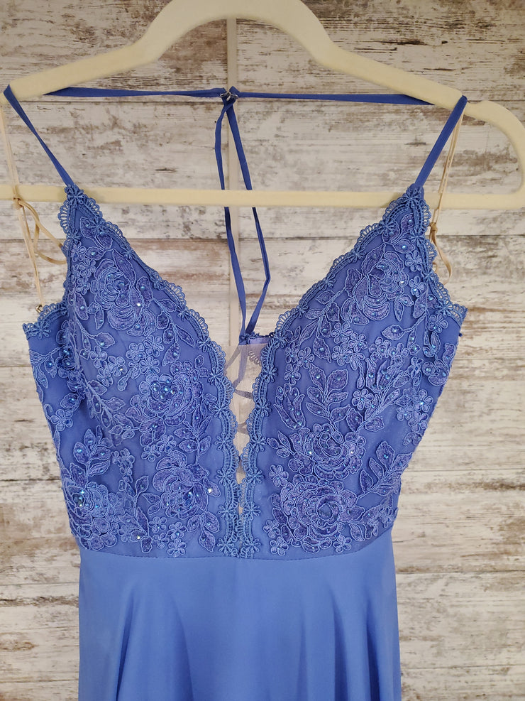 LAVENDER LONG EVENING GOWN