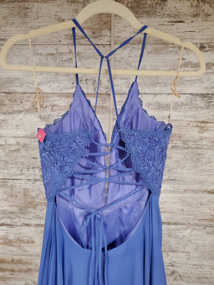 LAVENDER LONG EVENING GOWN