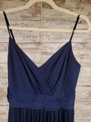 NAVY LONG EVENING GOWN