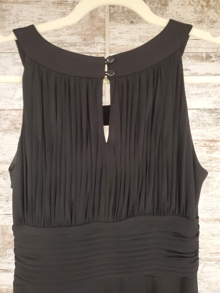 BLACK LONG EVENING GOWN