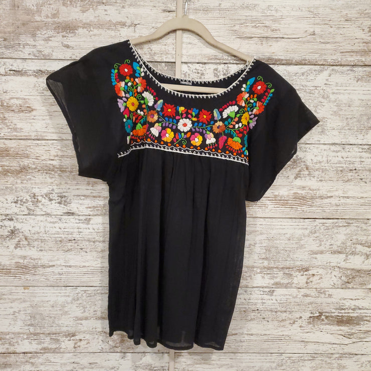 BLACK/COLORFUL SHORT SLEEVE
