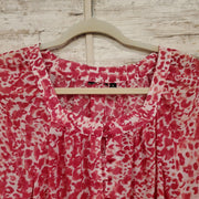 PINK/WHITE SHEER TOP