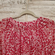 PINK/WHITE SHEER TOP