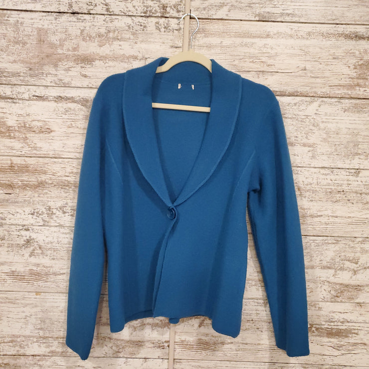 TEAL 100% BOILED WOOL JACKET