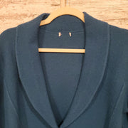 TEAL 100% BOILED WOOL JACKET