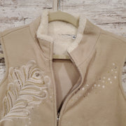 TAN/IVORY VEST