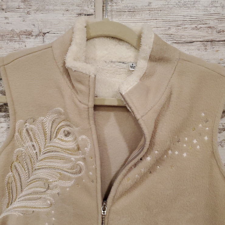 TAN/IVORY VEST